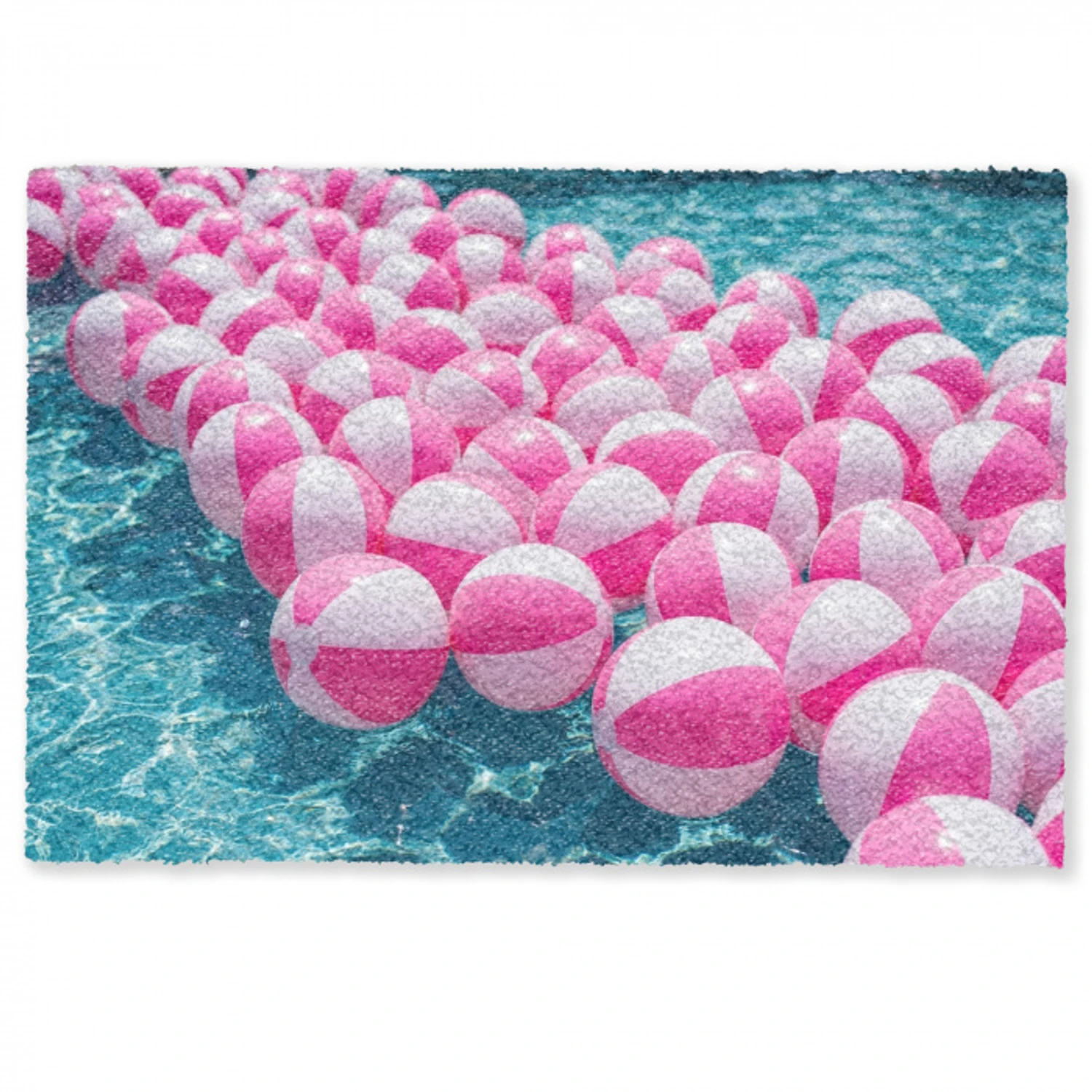 Strandballen - Roze - Water Deurmat klein -zkaufland3d
