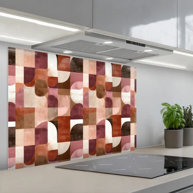 Paraschizzi cucina - Geometria - Moderno - Retrò