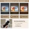 Seizoenen - Kunst - Boom - Herfst - Winter Light Box met batterij (Wandlamp) middel -USP_lichtkleurNL