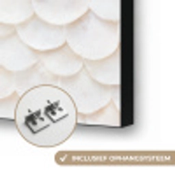 Schubben - Wit - Elegant Textielframe zwart klein 947 -USP_ophangsysteemNL