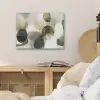 Minimalistisch - Cirkels - Penseelstreken - Beige PET vilt klein -sfeer3