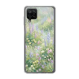 Bloemenveld - Heuvels - Kleurrijk Telefoonhoesje Samsung Galaxy A12 klein -3d