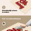 Oh honey - Rood - Schaduw Inductie beschemer met haakjes klein -ky-schoon-nl