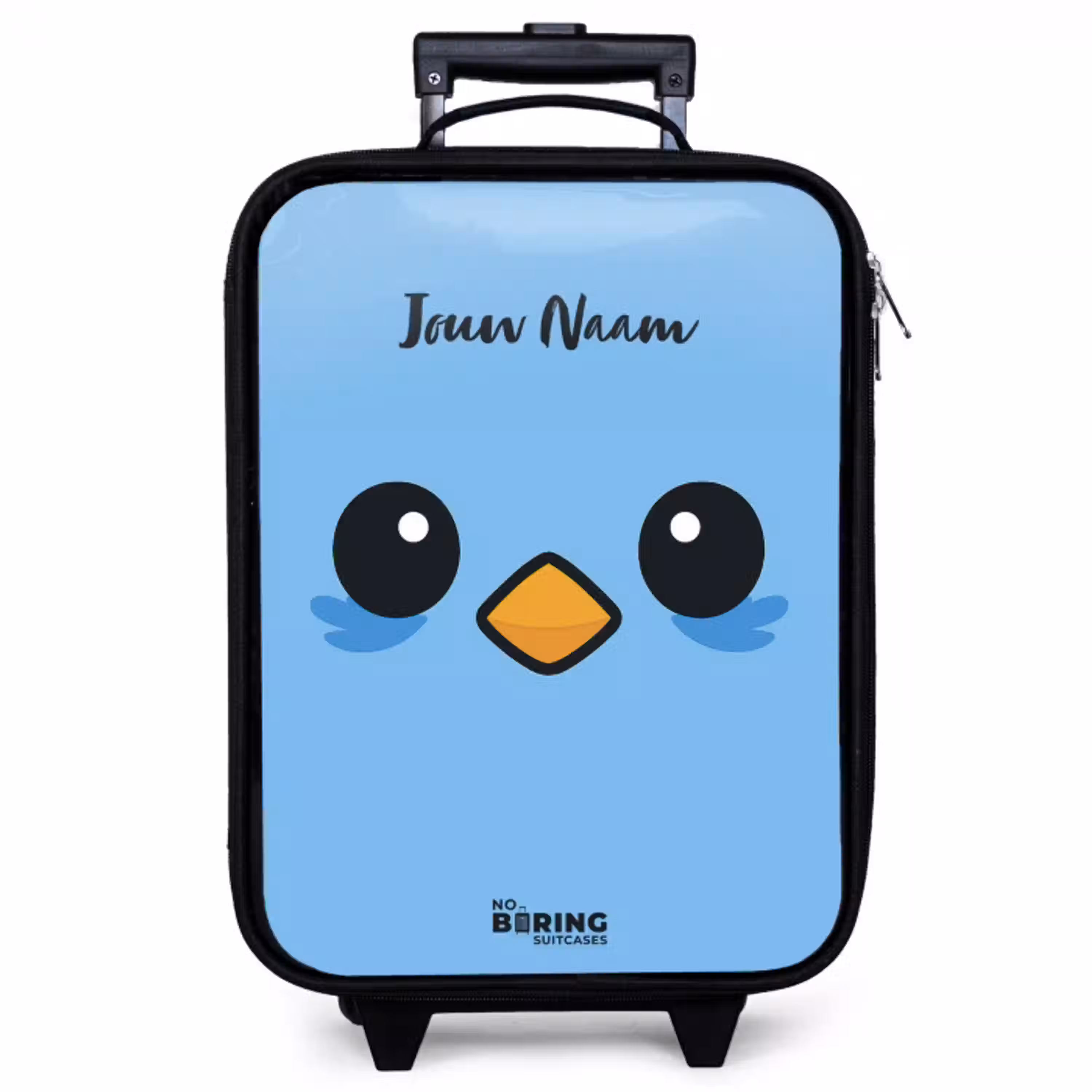 Kawai - Vogel - Blauw Kinderkoffer - Zwart klein -zzz_website3d