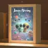 Aliens - Ruimte - Planeten Light Box met kabel (Kinderlampje) klein -zzz_3d_website