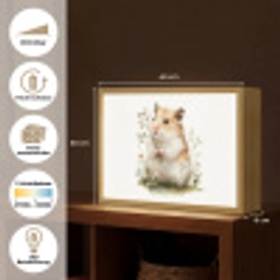 Hamster - Bloemen Light Box met batterij (Wandlamp kind) middel -USP_websiteoverzichtDE