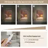 Winter - Kerst - Huis - Openhaard Light Box met kabel (Tafellamp) klein -USP_dimbaarNL