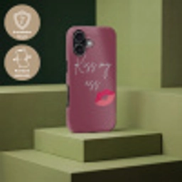 Kiss my ass - Lip - Bordeaux Toughcase MagSafe Apple iPhone 17 klein -USP_PrintM_DE