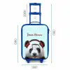 Kees de Panda Kinderkoffer - Blauw klein -productfoto_formaten