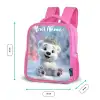 Ijsbeer - Kroon - Winter Kinderrugzak - Roze middel -productfoto_formaten