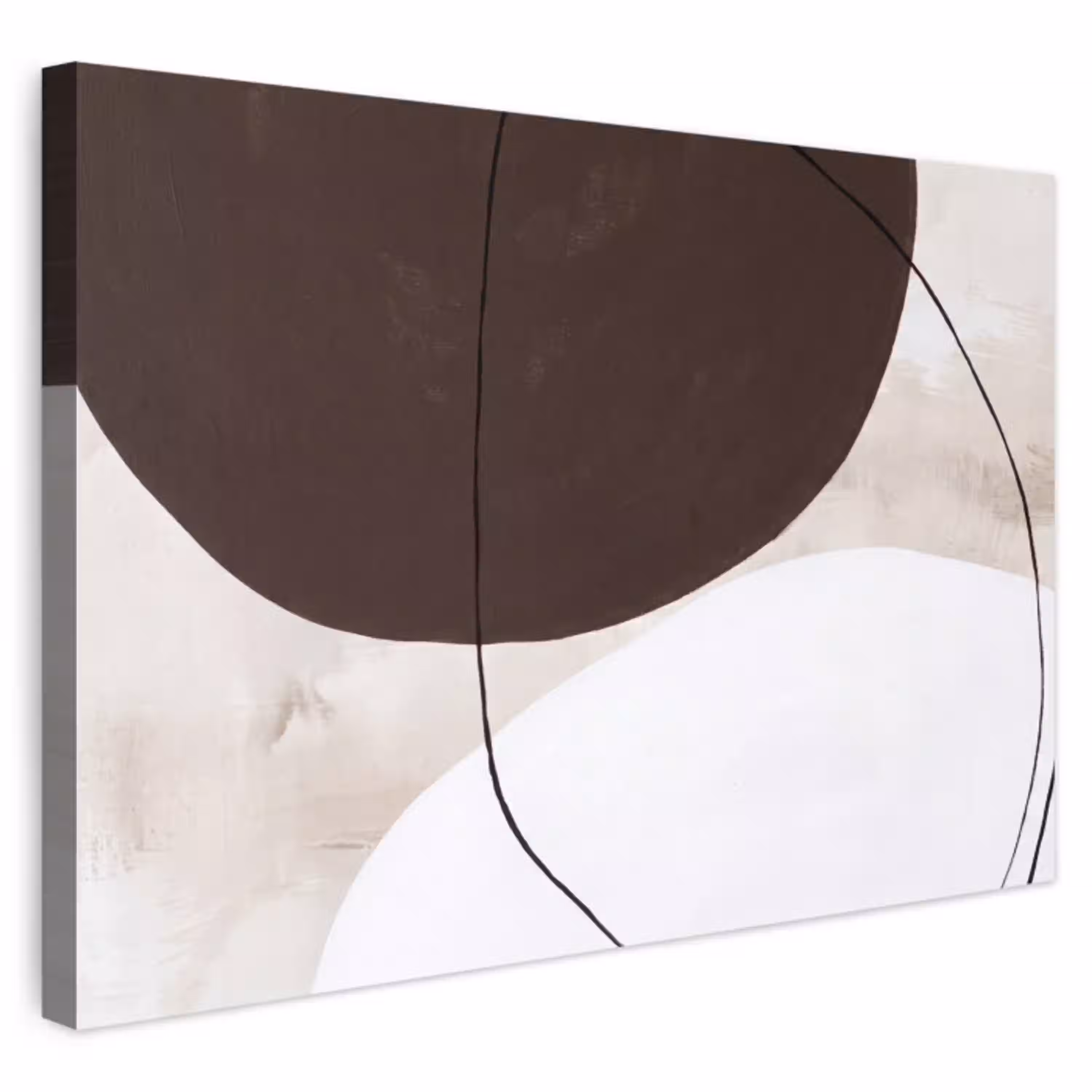 Abstract - Vormen - Modern Tuinposter op houten frame 2 cm dik klein -3d