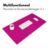 Focus - Smiley - Roze Muismat XXL klein -sfeer4