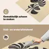 Zwart - Bladeren - Strepen - Minimalistisch Inductie beschemer met haakjes klein -ky-schoon-nl