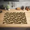 Abstract - Antiek - Goud Inductie beschermer vinyl 3mm klein 276 -sfeer5