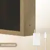 Moskee - Oranje lucht - Islamitisch Light Box met batterij (Wandlamp) middel -USP_websiteoplaadbaarNL