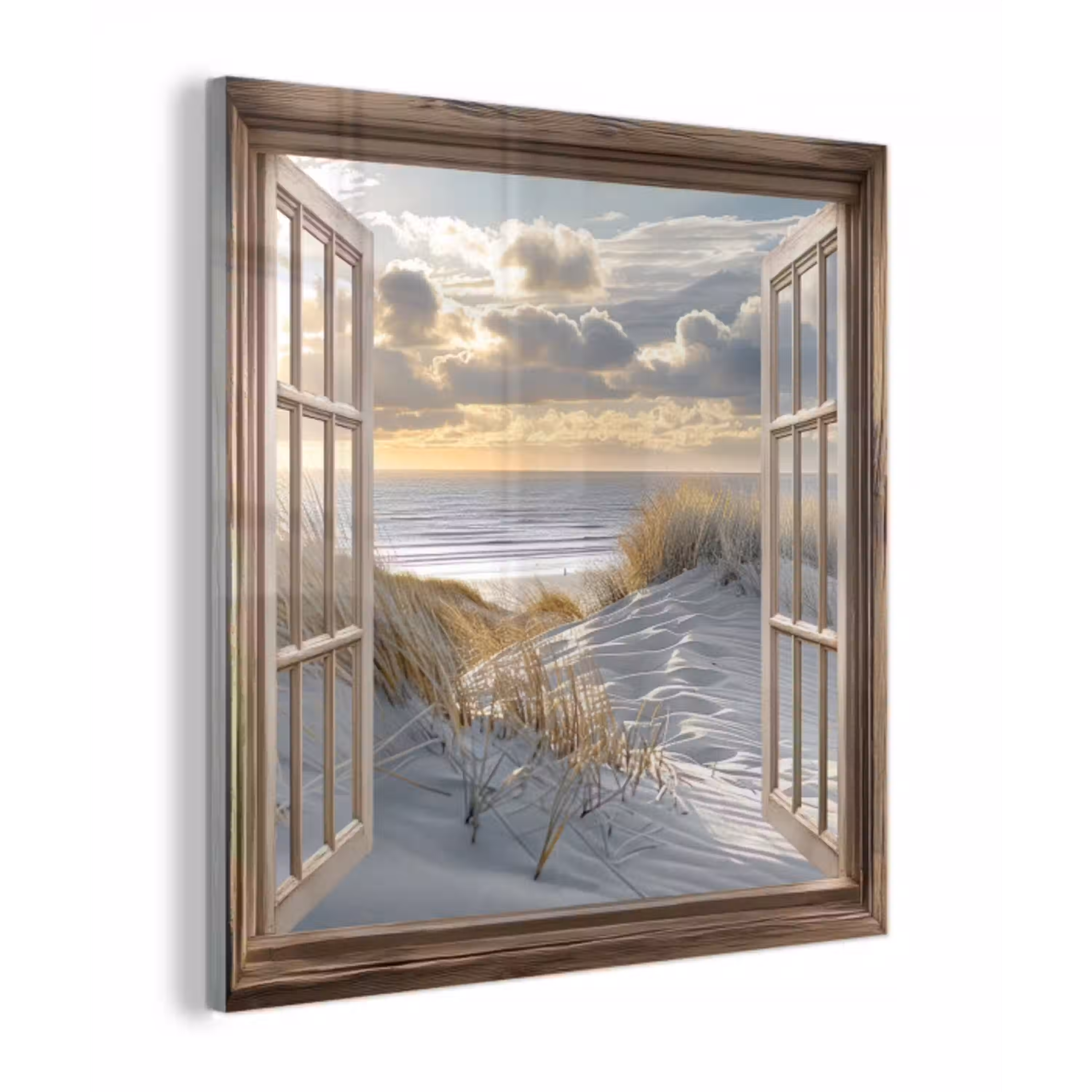 Doorkijk - Strand - Duinen - Zee - Natuur plexiglas 5mm klein -z3d