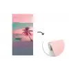 Zee - Boot - Zonsondergang fotobehang vinyl groot -3d