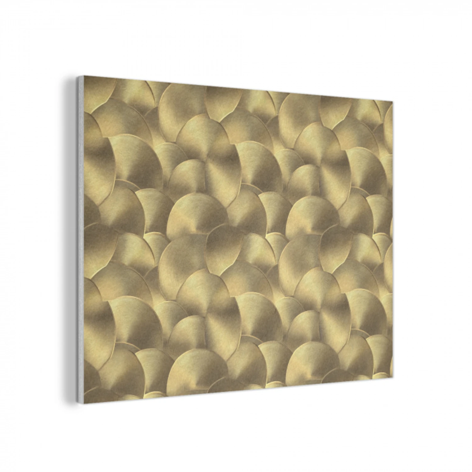 Modern - Cirkel - Goud PET vilt klein 837 -3d