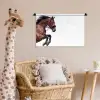 Paard - Springen - Modern Wandkleed katoen klein -wsfeer5_kind