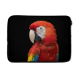 Ara - Portret - Rood laptophoes neopreen klein -3d