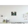 Boeket - Bloemen - Kleurrijk - Astronaut textielposter latten blank klein -kinderkamer