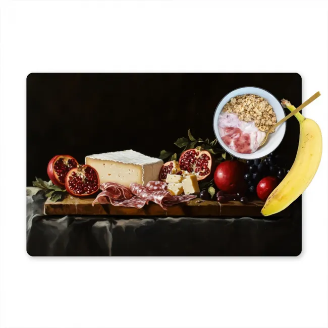 Stilleven - Vintage - Borrelplank Placemat vinyl groot -zzzproduct_Kitchenyeah-website