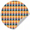 Retro - Disco - Golven Wandcirkel behangsticker klein 186 -3d