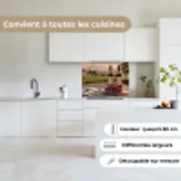 Wijn - Glazen - Druiven - Wijngaard keuken achterwand 2 middel -sfeer4_FR