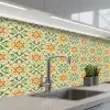 Boho - Patronen - Mandala - Bloemen keuken achterwand 2 middel 871 -3d_schuin