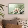 Paaseieren - Pasteltinten - Bloemen canvas 2cm klein -sfeer1