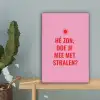 Roze - Zon - Quote canvas 2cm klein -sfeer4