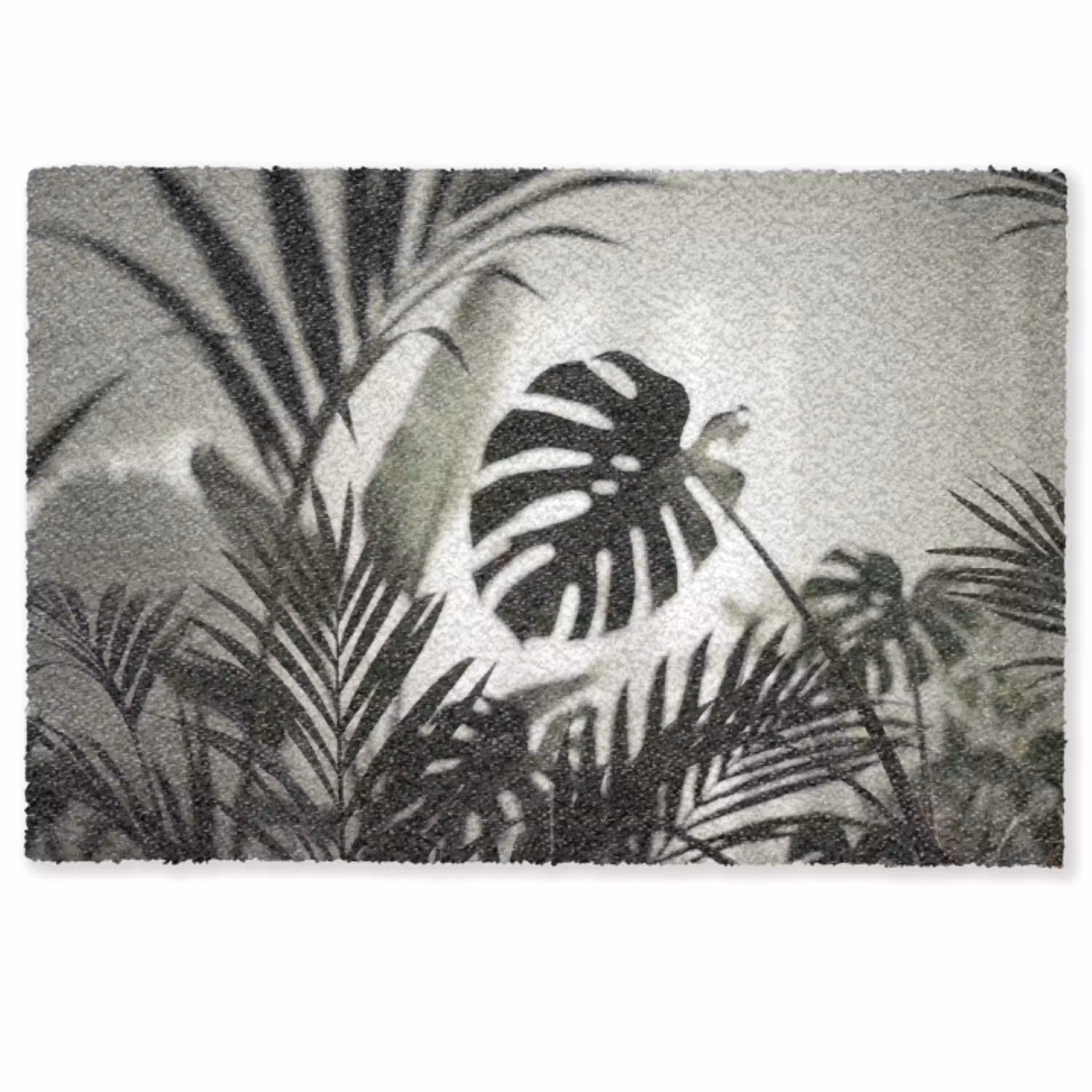 Planten - Bladeren - Natuur - Minimalistisch - Groen Deurmat klein -zkaufland3d