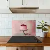 Taart - Pink - Cherry keuken achterwand spatscherm klein -sfeer2
