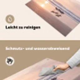Zee - Vogels - Strand Inductie beschemer met haakjes klein -ky-schoon-de