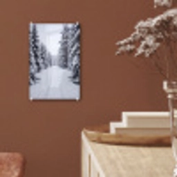 Bos - Winter - Sneeuw - Pad - Natuur plexiglas 5mm klein -sfeer5