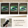 Race auto - Blauw - Groen Light Box met batterij (Wandlamp kind) middel -USP_dimbaarNL
