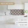 Floraal - Ornament - Blauw keuken achterwand 2 middel 871 -sfeer4_NL