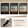 Zonsondergang - Strand - Zee - Zomer - Blauw Light Box met batterij (Wandlamp) middel -USP_dimbaarNL