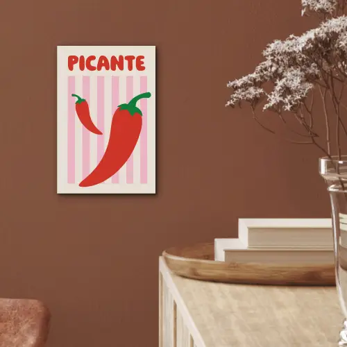 Pittig - Pepers - Rood aluminium wit klein -sfeer4