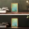Bootje - Water - Bladeren - Bloesems Light Box met kabel (Tafellamp) klein -sfeer3