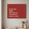 Rood - Quote - Liefde Textielframe zwart klein -sfeer2