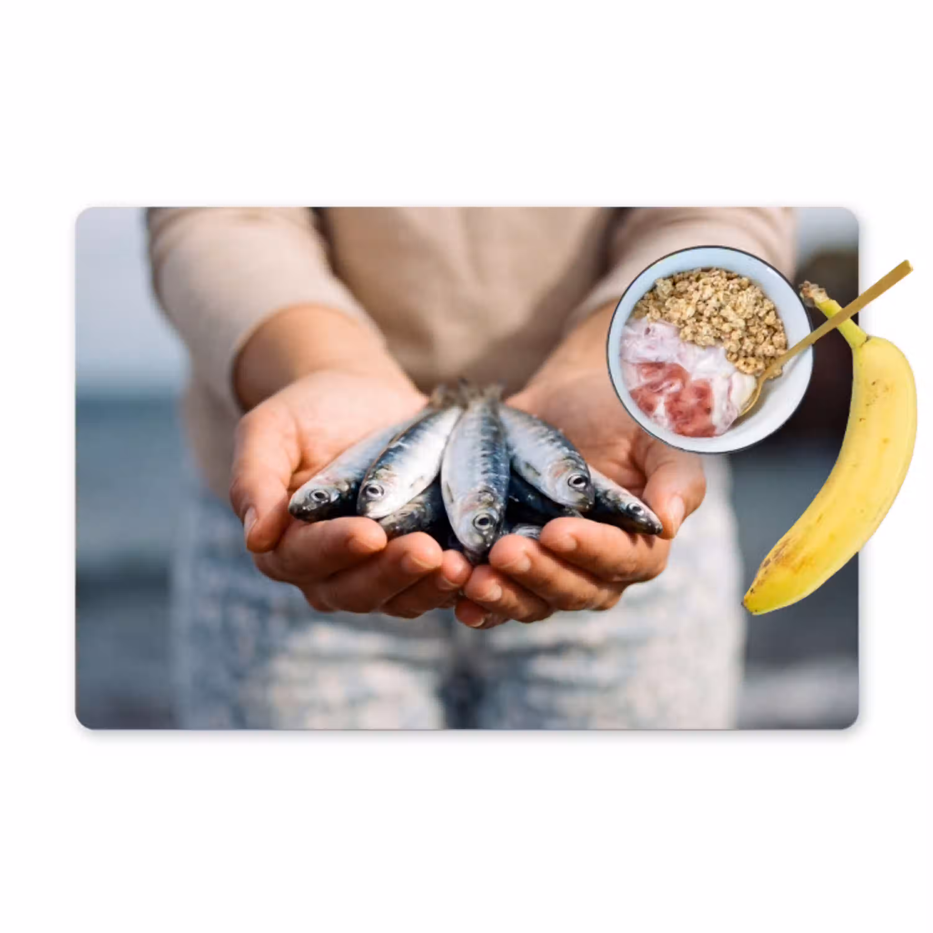 Vis - Handen - Natuur Placemat vinyl groot -zzzproduct_Kitchenyeah-website