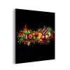Groente - Eten - Kruiden - Graffiti - Koken aluminium wit klein -3d