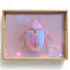 Kever - Metallic - Lichteffect - Roze Dienblad Rechthoek middel -z3d_shopping