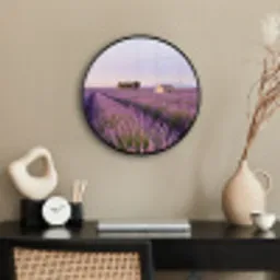 Lavendel - Landschap - Sereen - Paars Fotolijst rond zonder passe partout klein -sfeer1