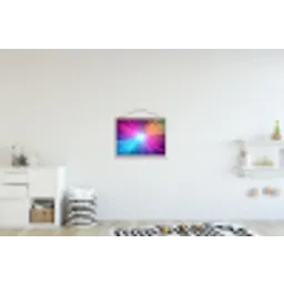 Abstract - Light - Burst - Modern - Colorful textielposter latten blank klein -kinderkamer