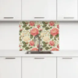 Klassiek - Botanisch - Veelkleurig keuken achterwand 2 middel 865 -3d