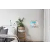 Siergras - Wind - Lichtbruin textielposter latten blank klein -woonkamer