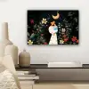 Moeder - Kind - Kleurrijk - Bloemen canvas 2cm klein -sfeer6