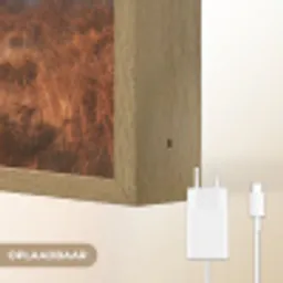 Giraffen - Hoog gras - Acaciabomen Light Box met batterij (Wandlamp) middel -USP_websiteoplaadbaarNL